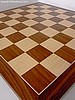 Deluxe Walnut and Maple Chess Board - 50cm